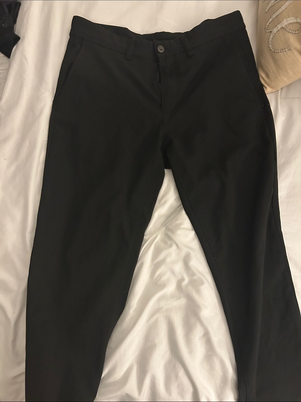 Zara Black Men's Dress Pants - Tailored Straight Leg